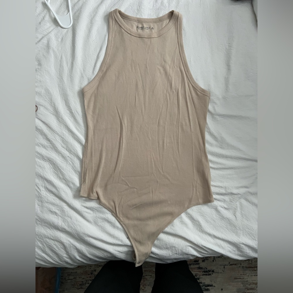 Abercrombie & Fitch Beige Bodysuit